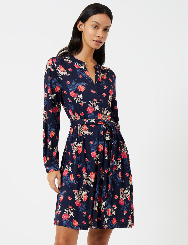 Ella Rose Meadow Shirt Dress | Utility Blue | French Connection UK