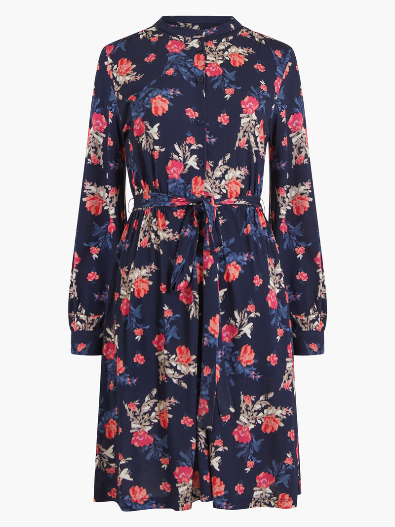 Ella Rose Meadow Shirt Dress | Utility Blue | French Connection UK