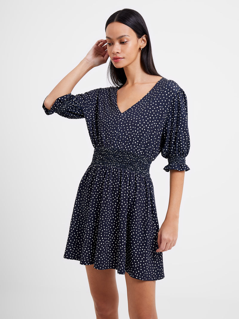 Meadow Dea 3/4 Sleeve Mini Dress MARINE | French Connection UK