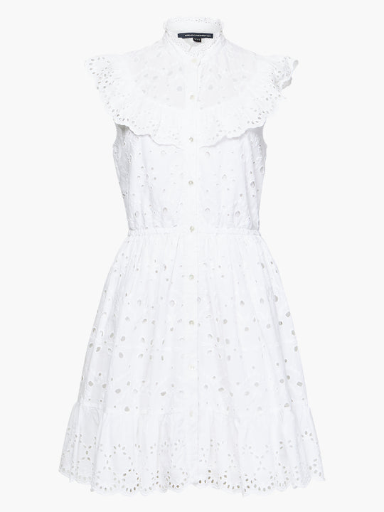 Appelona Broderie Anglaise Frill Mini Dress