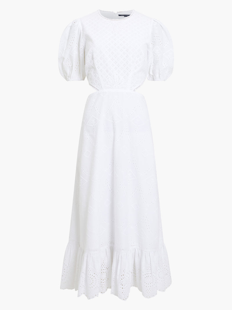 Simple white hotsell midi dress