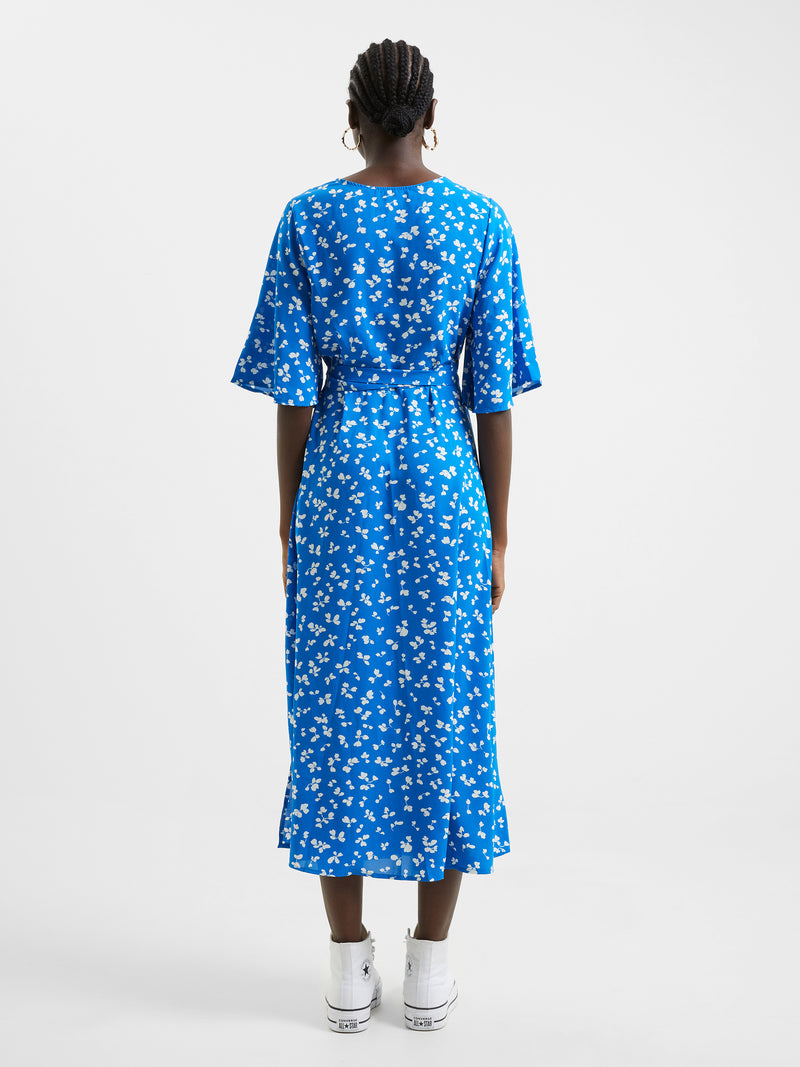 Wrap Angel Dress Bright Blue | French Connection UK