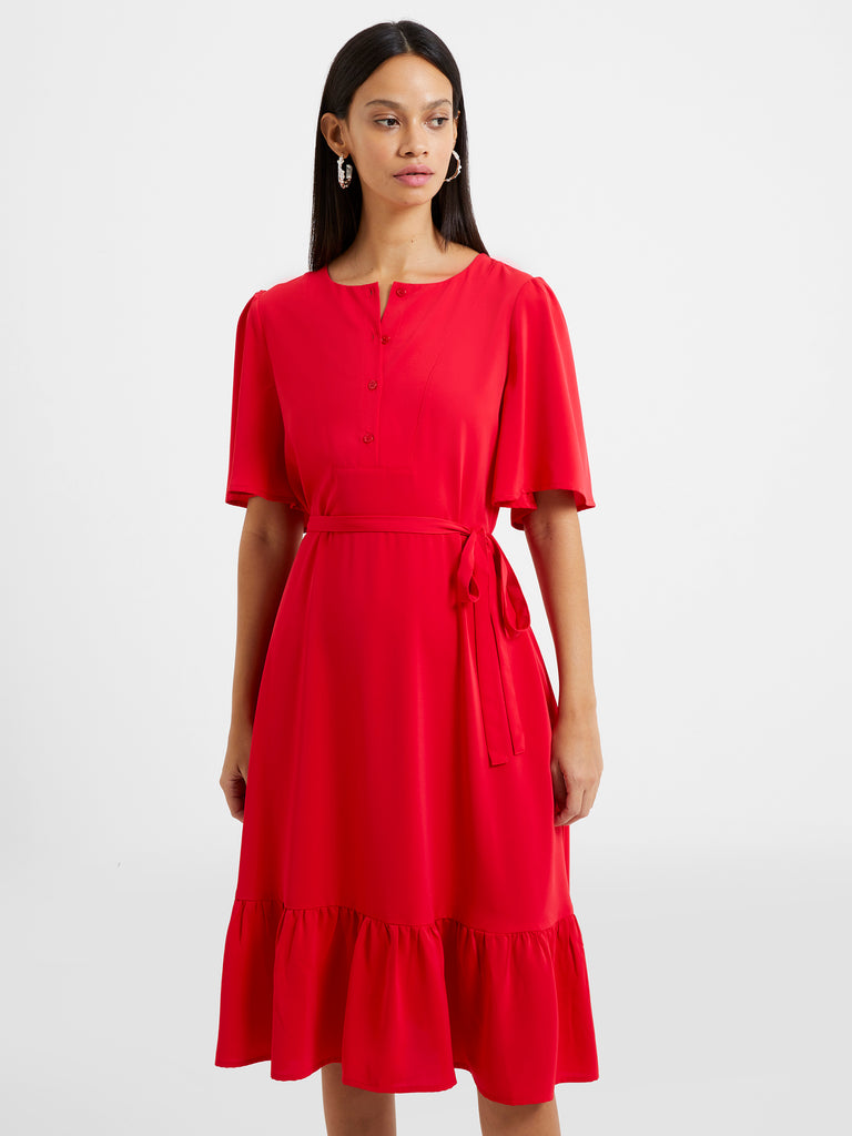 Henley Angel Dress Poppy Red | French Connection UK