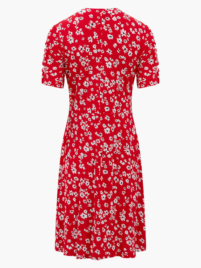 Floral V-Neck Flippy Dress