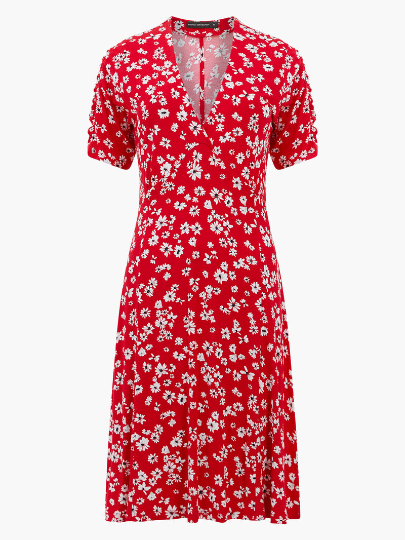 Floral V-Neck Flippy Dress