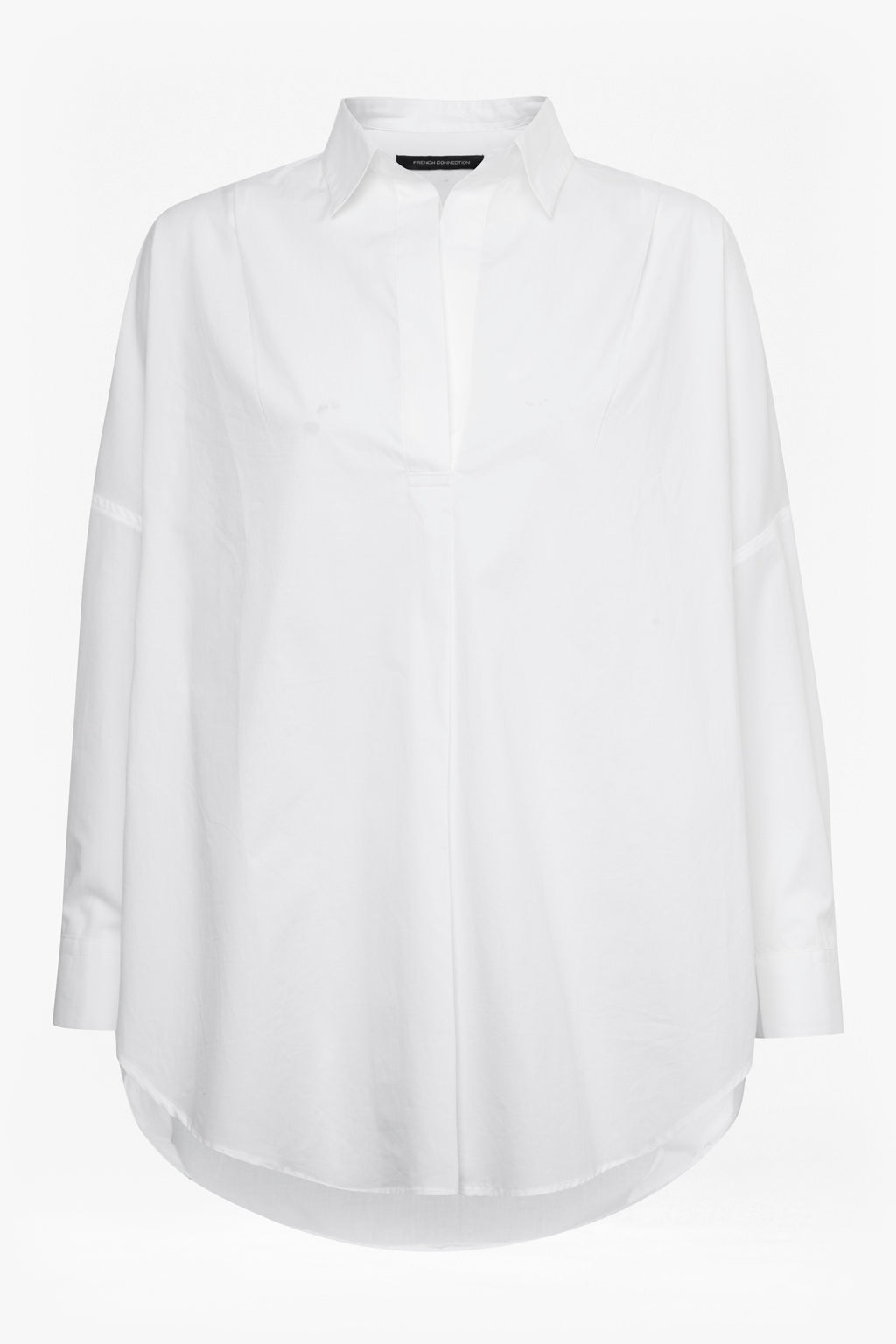 Rhodes Poplin Popover Shirt | French Connection UK