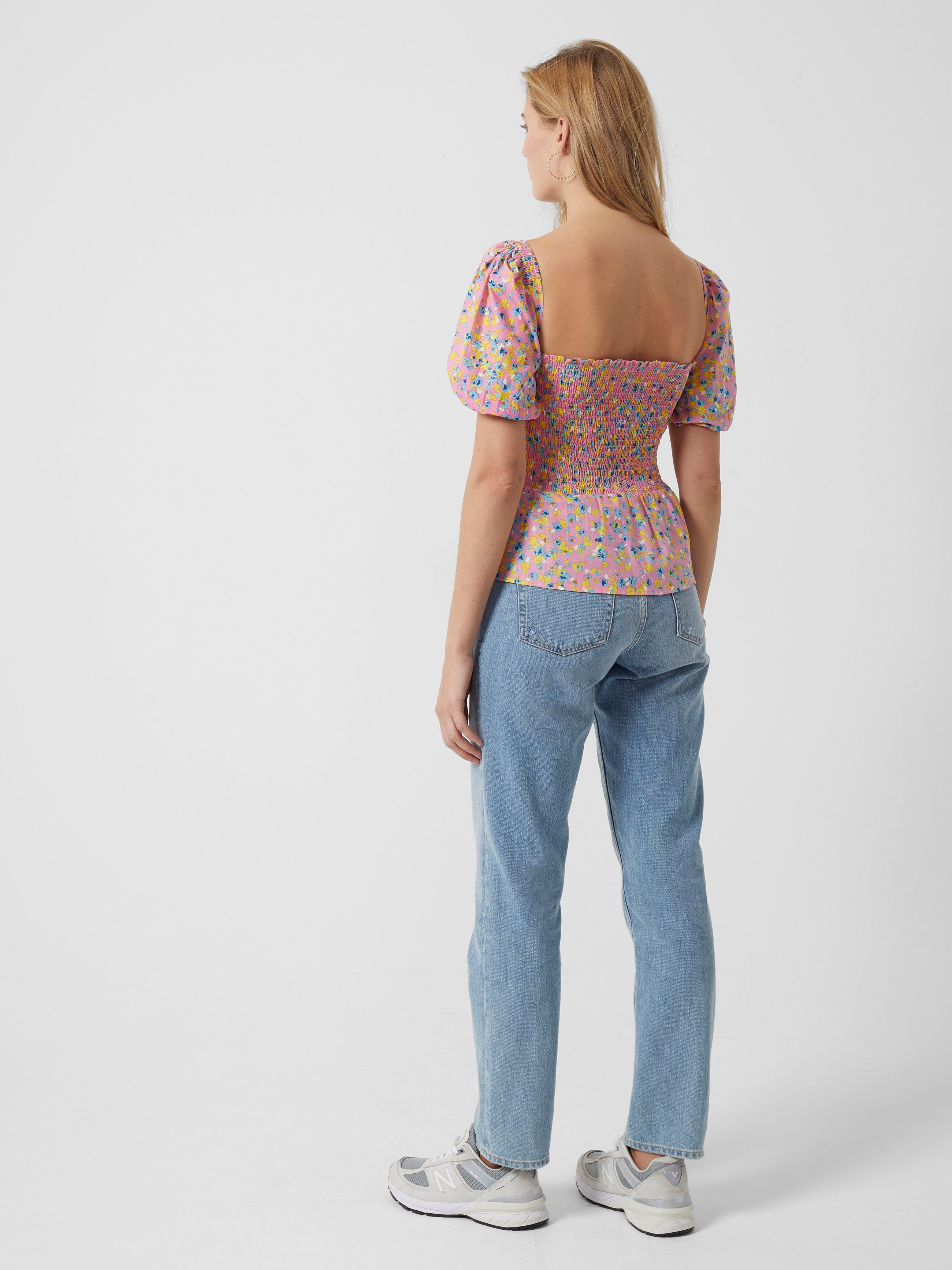 Stacie Daisy Smocked Top