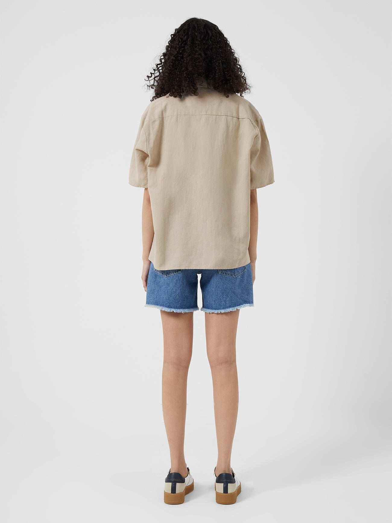 Ahia Cotton-Linen Shirt