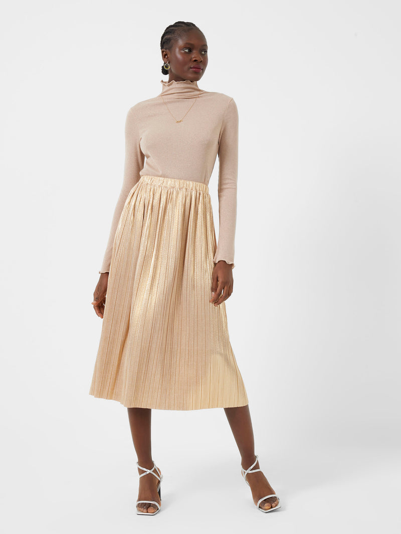 Pink jersey midi clearance skirt