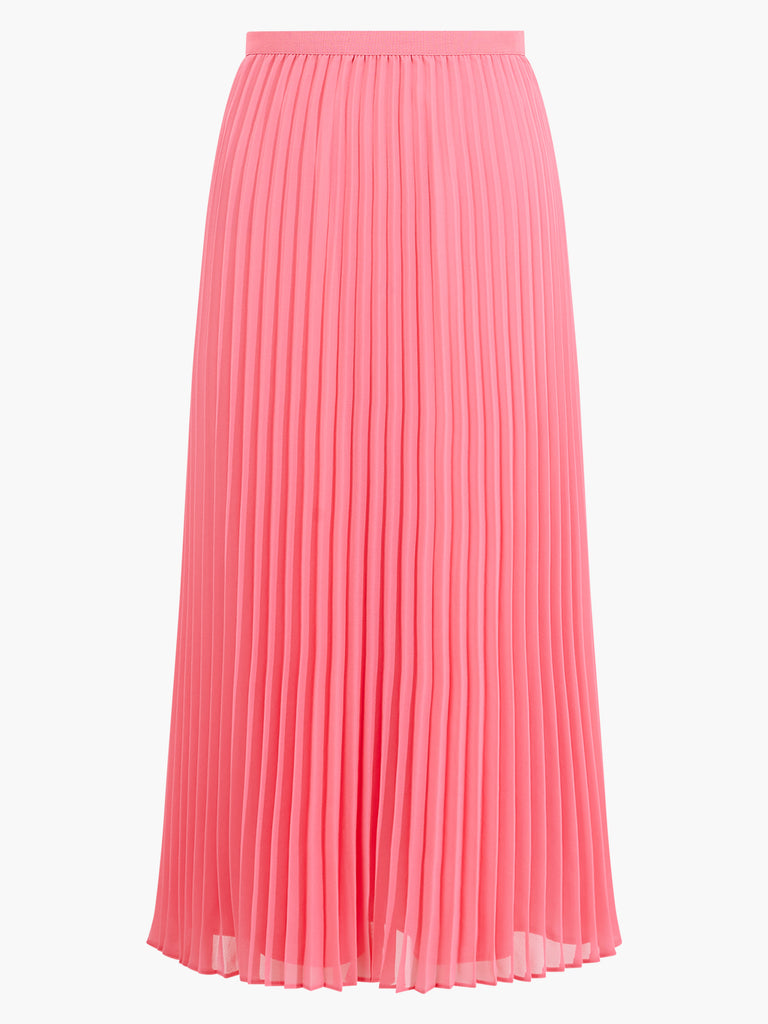 Pleated Solid Midi Skirt Camilla Rose | French Connection UK