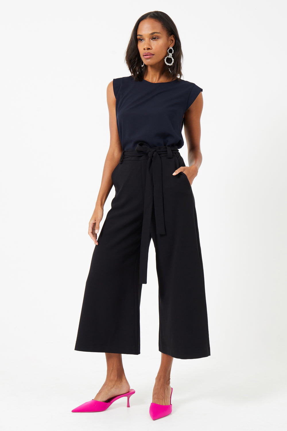 Whisper Belted Culottes
