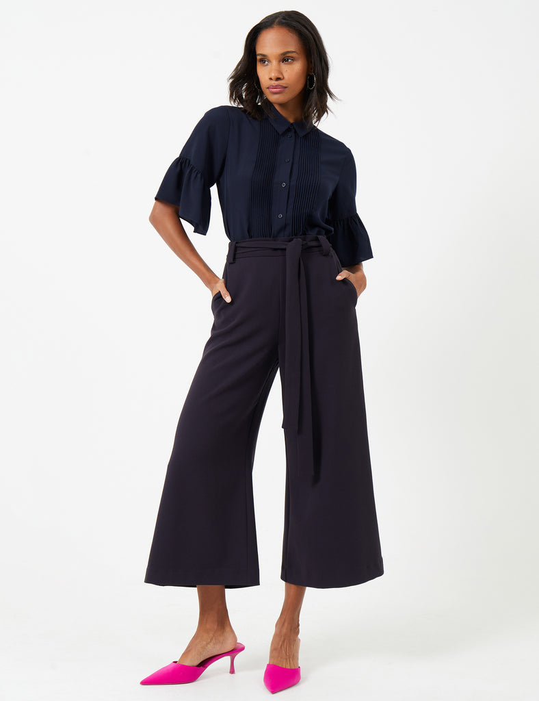 Whisper Belted Culottes | French Connection UK