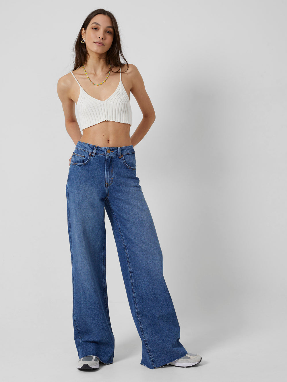 French connection wide shop leg jeans