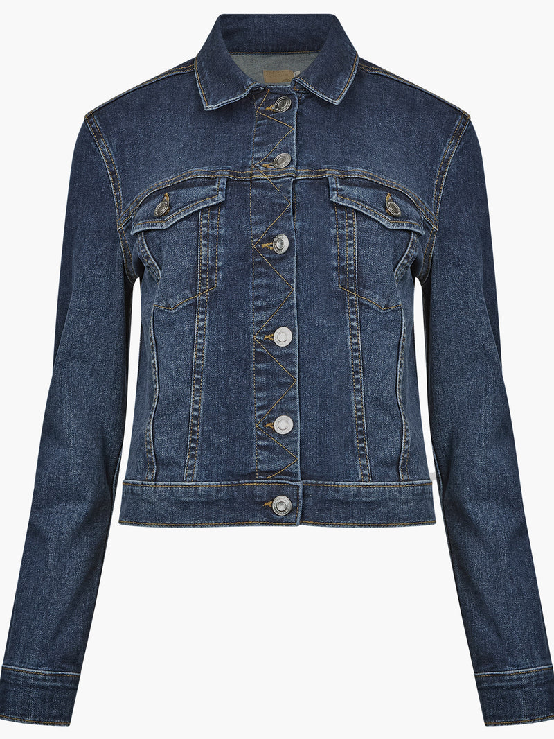 Denim Stretch Trucker Jacket