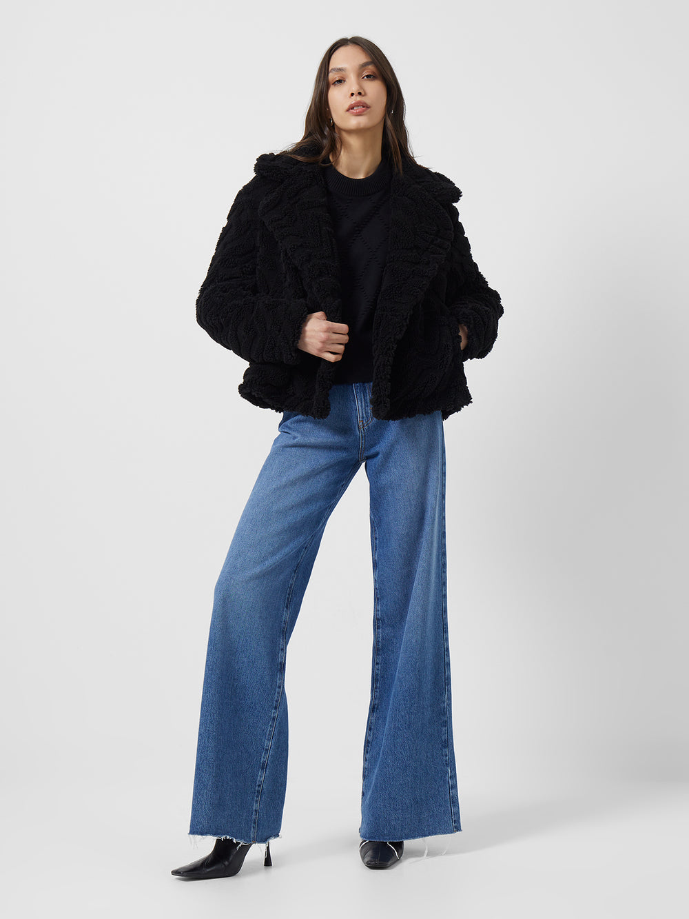 Cropped borg on sale