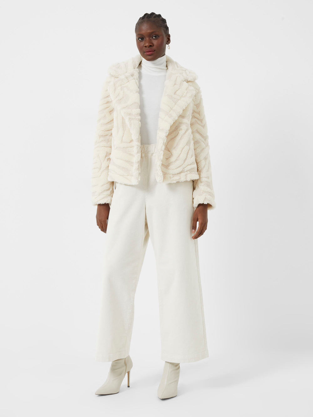 Bobby Borg Cropped Jacket Classic Cream French Connection UK
