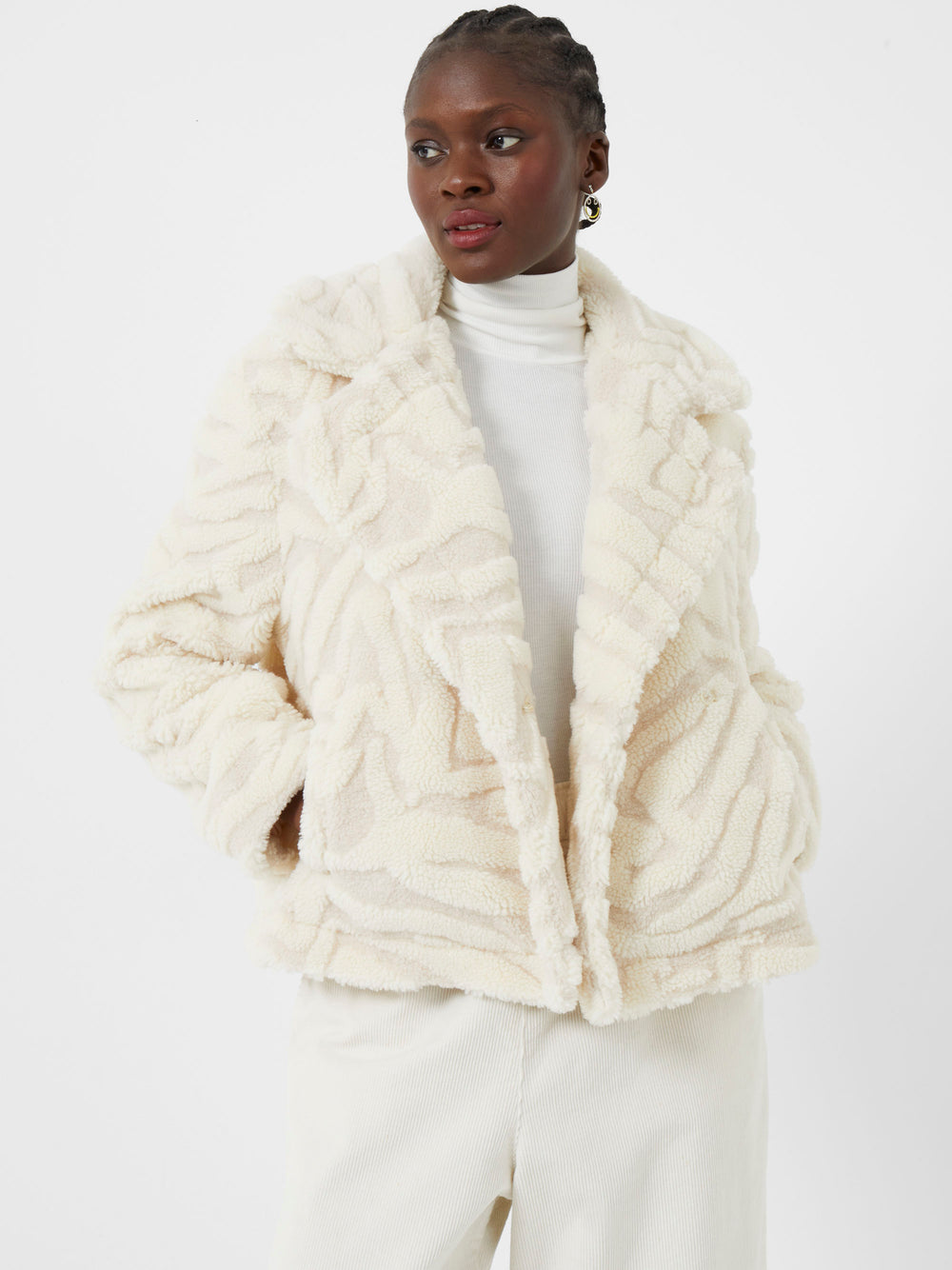 Borg deals cream coat