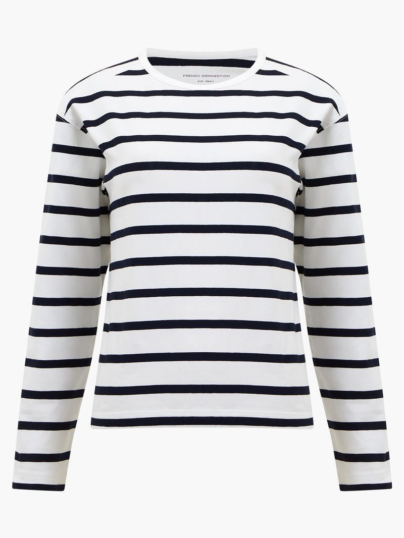Black and white striped shirt french shop