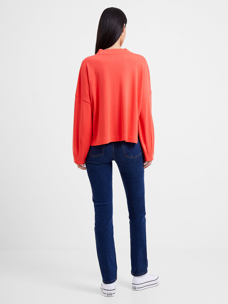 French connection platform on sale felt crossover coat