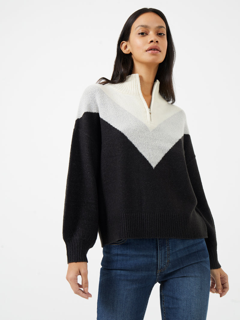 French connection online chevron pullover