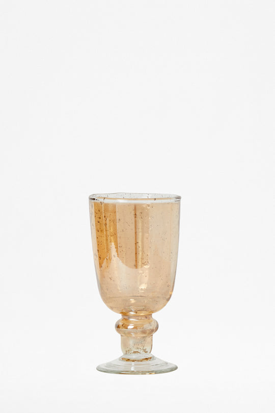 Luxe Recycled Blush Wine Glass