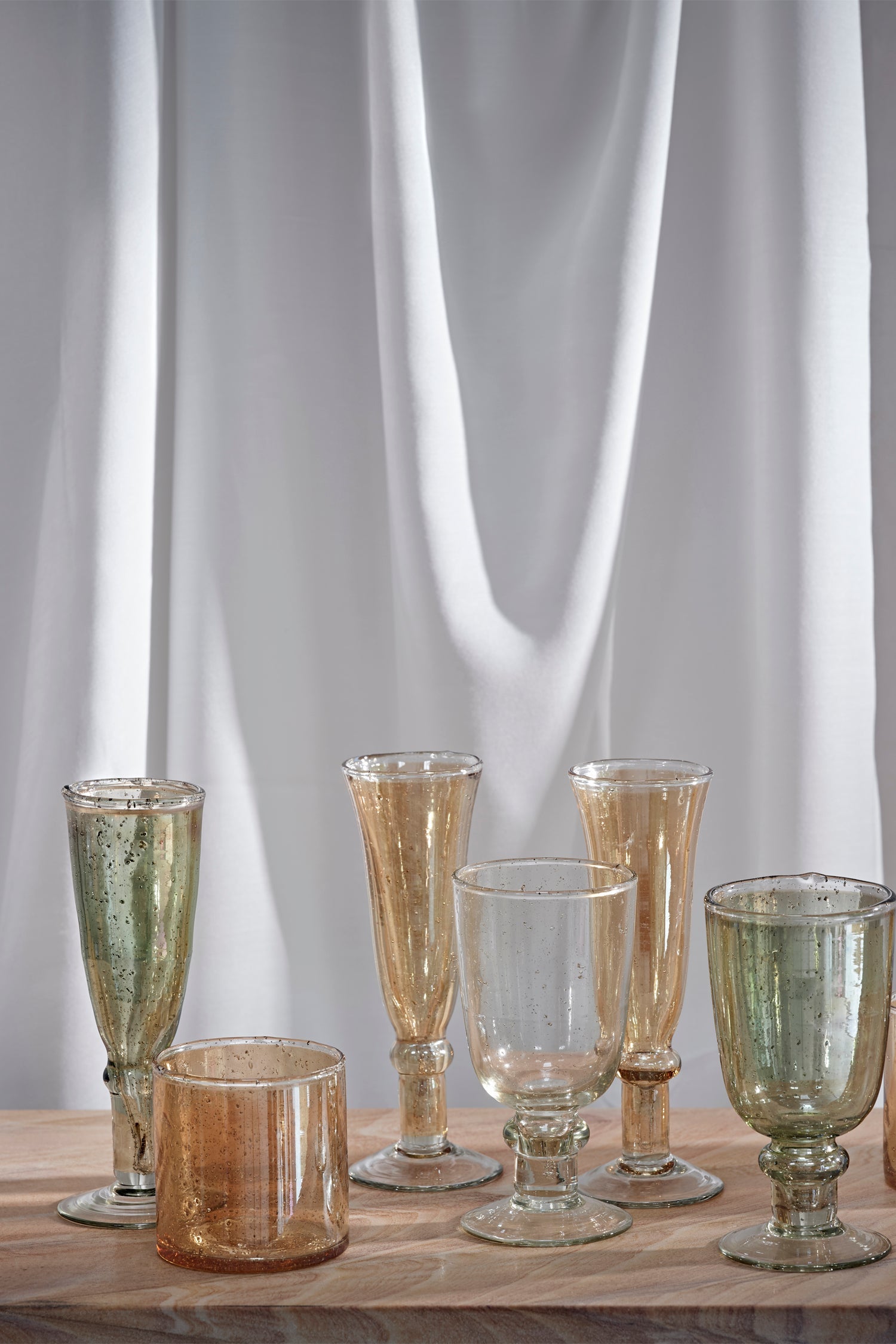 Luxe Green Wine Glass