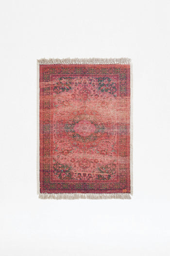 Medium Recycled Crimson Cassis Rug