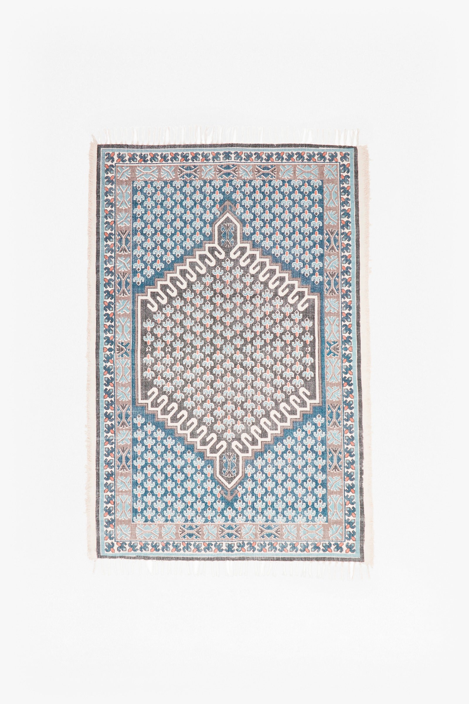 Medium Poppy Field Rug Navy French Connection UK