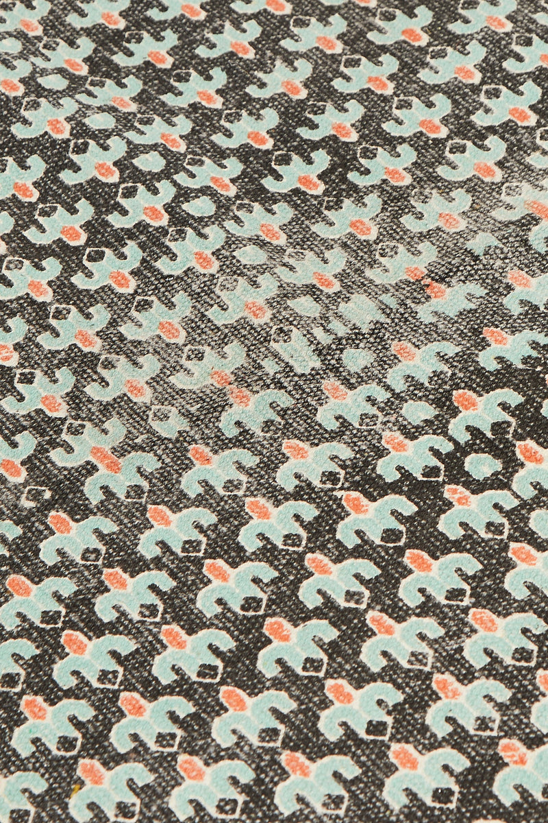 small poppy field rug pink/grey