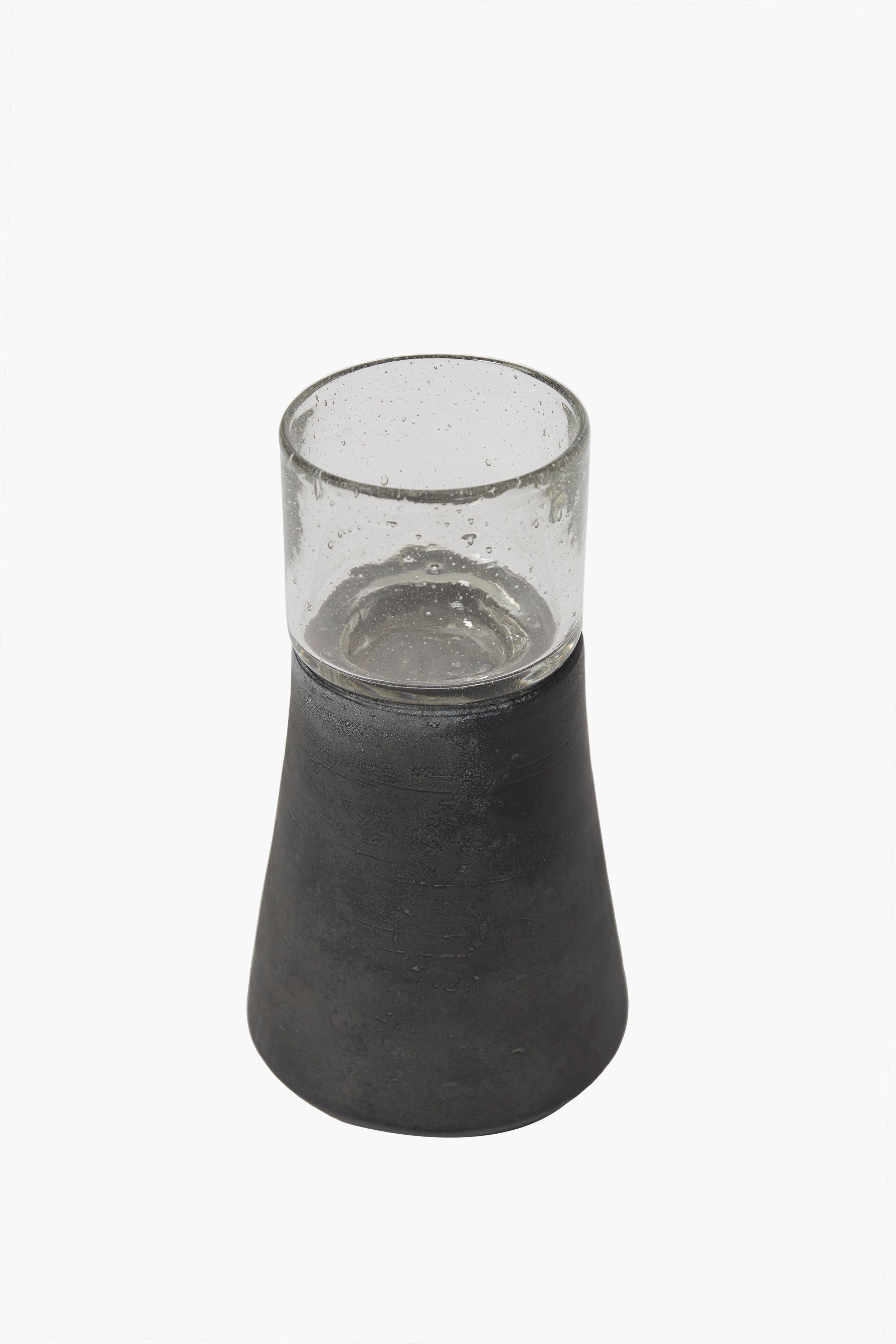Small Stoneware Candle Holder