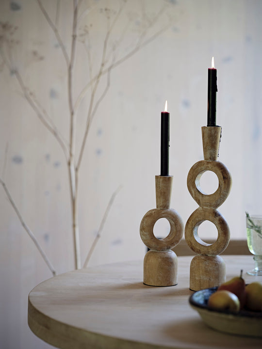 Wooden Candle Holder