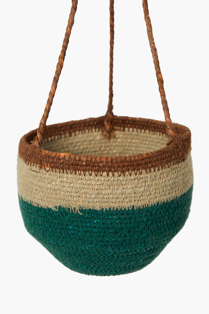 Small Green Hanging Basket