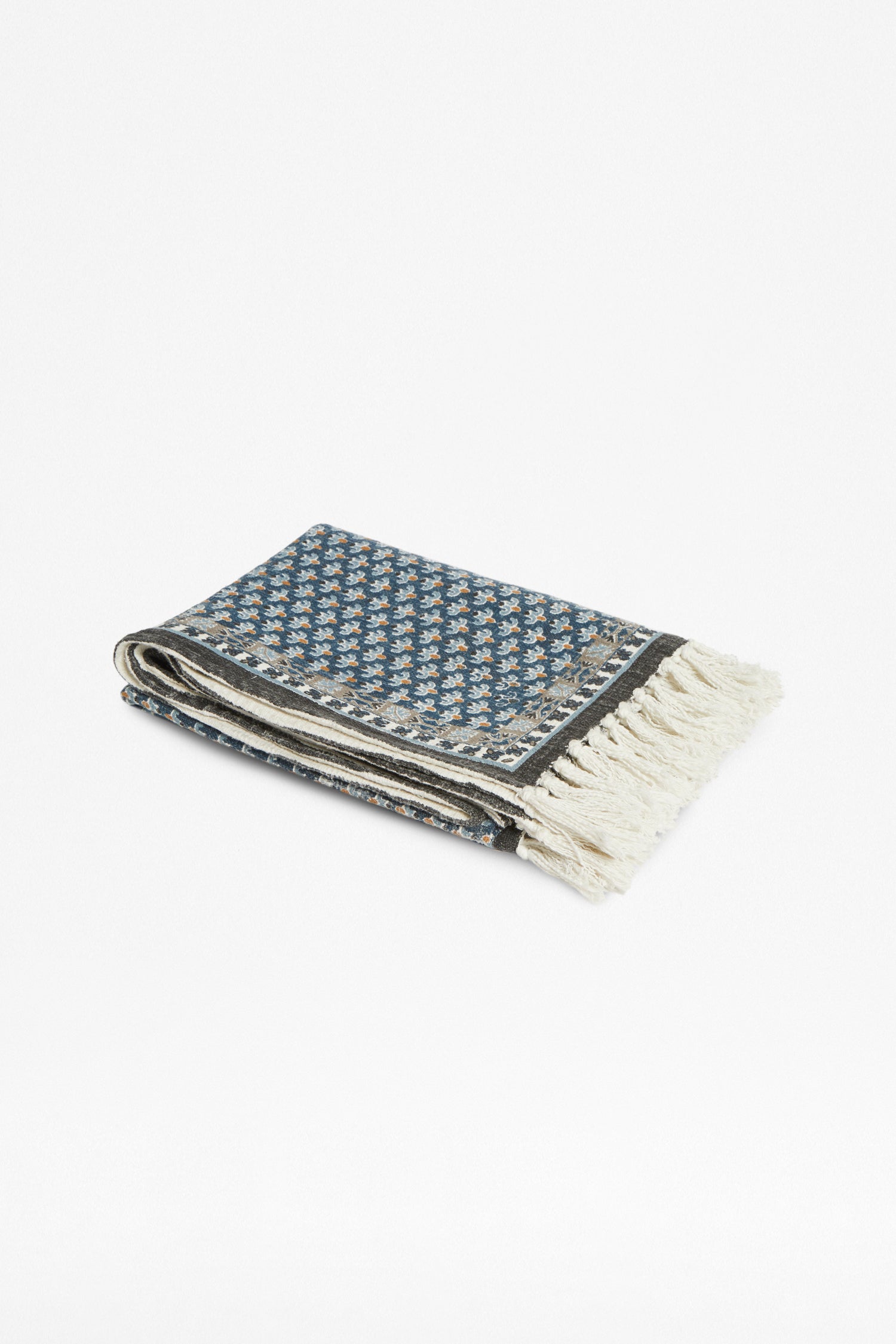 Poppy Field Blue Throw