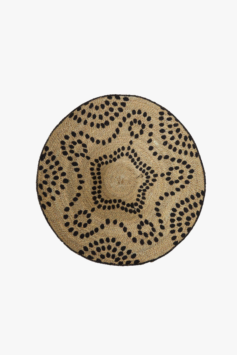 seagrass decore wall art basket natural