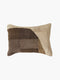 Patch Brown Textured Cushion