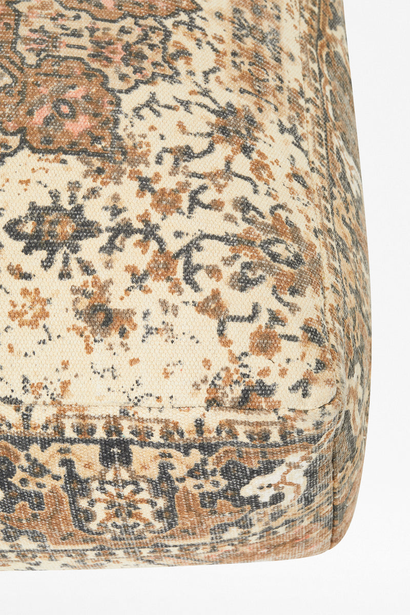 natural kasbar pouffe natural