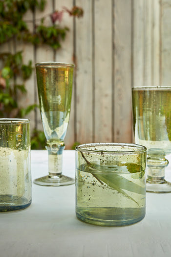 Luxe Recycled Glass Small Green Tumbler