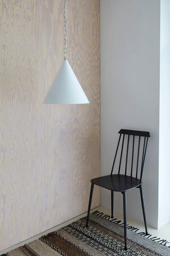 White Cone Ceiling Light