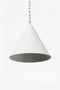 White Cone Ceiling Light