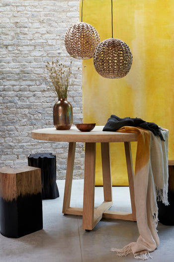 Thatched Globe Light