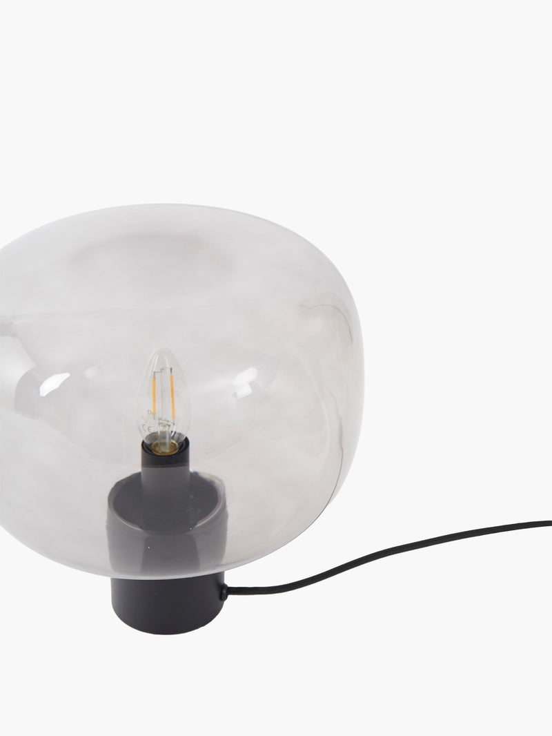 Rounded Glass Table Lamp