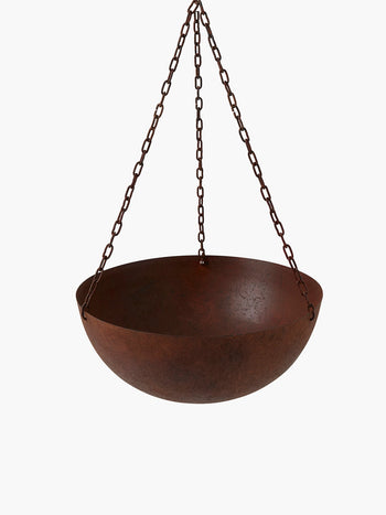 Large Hanging Copper Outdoor Planter