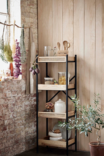 Rattan Pantry Shelf