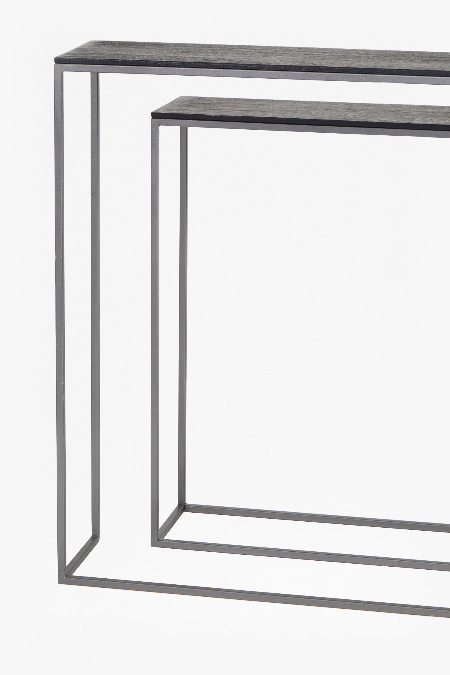 shadow console tables black