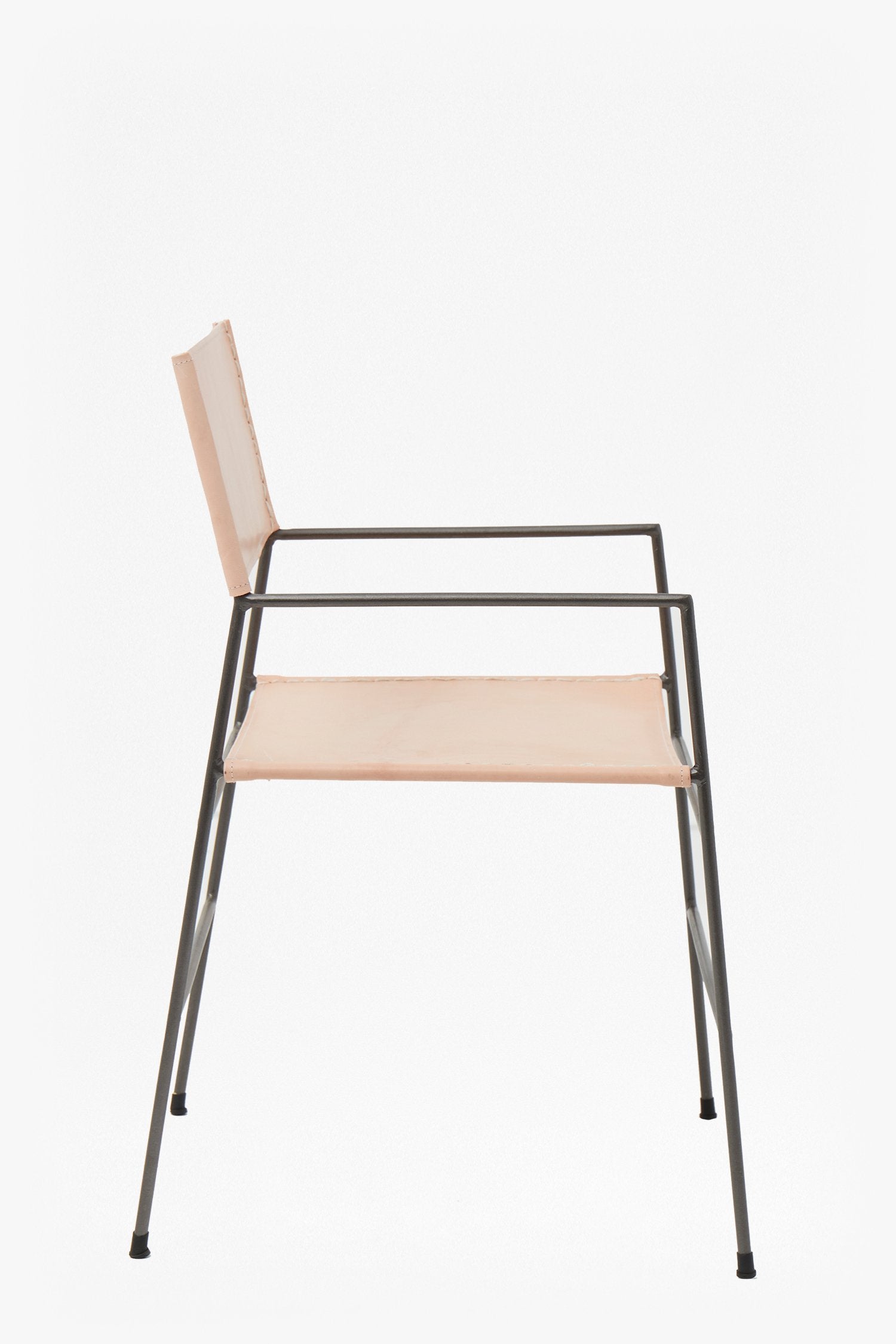 capri carver chair nude brown