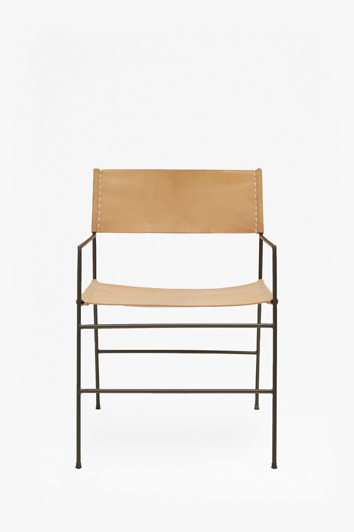 capri carver chair nude brown