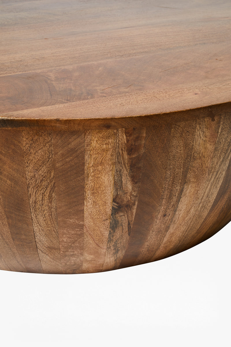 dark bulb coffee table dark wood