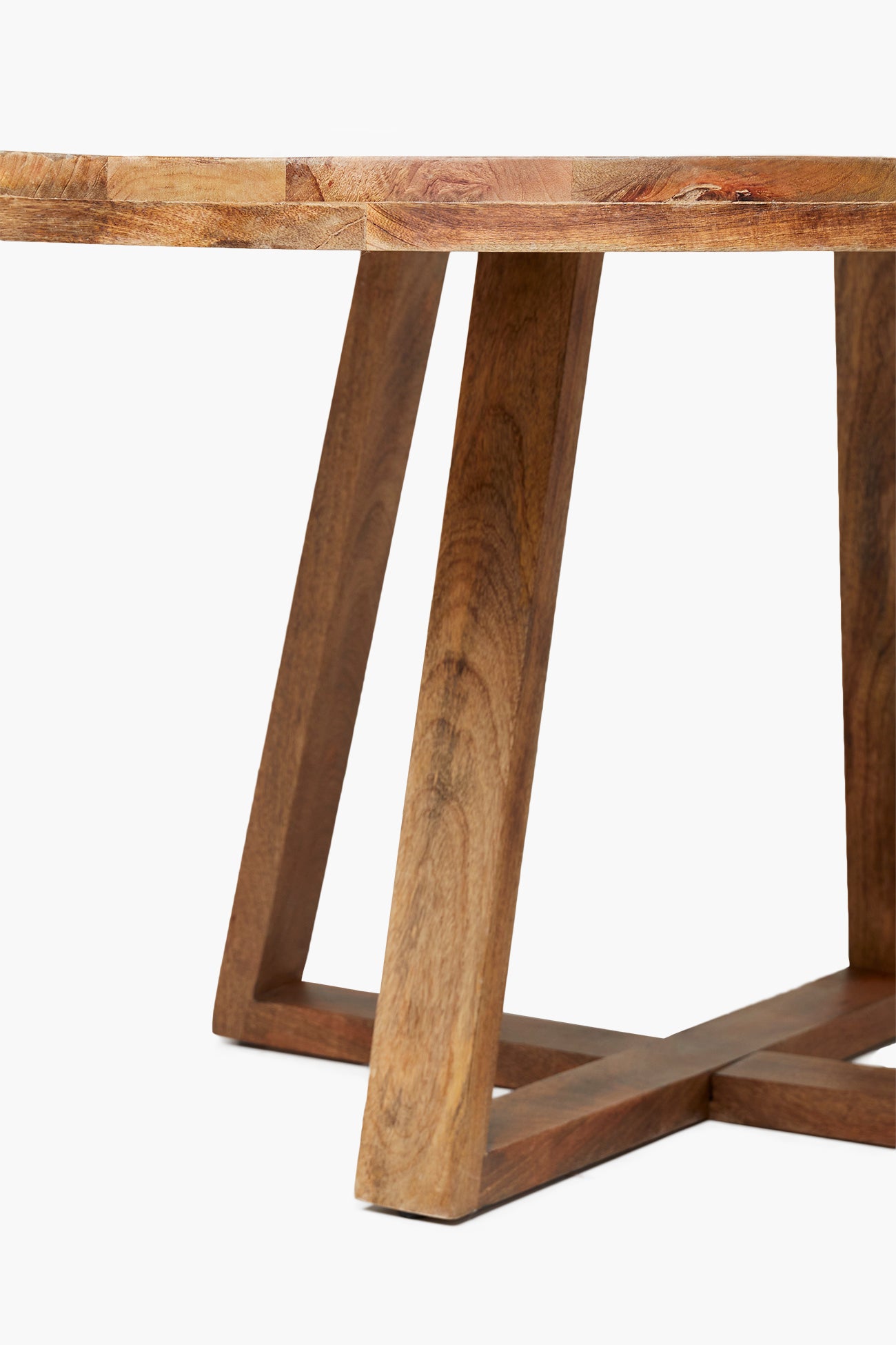 Large Round Wooden Table