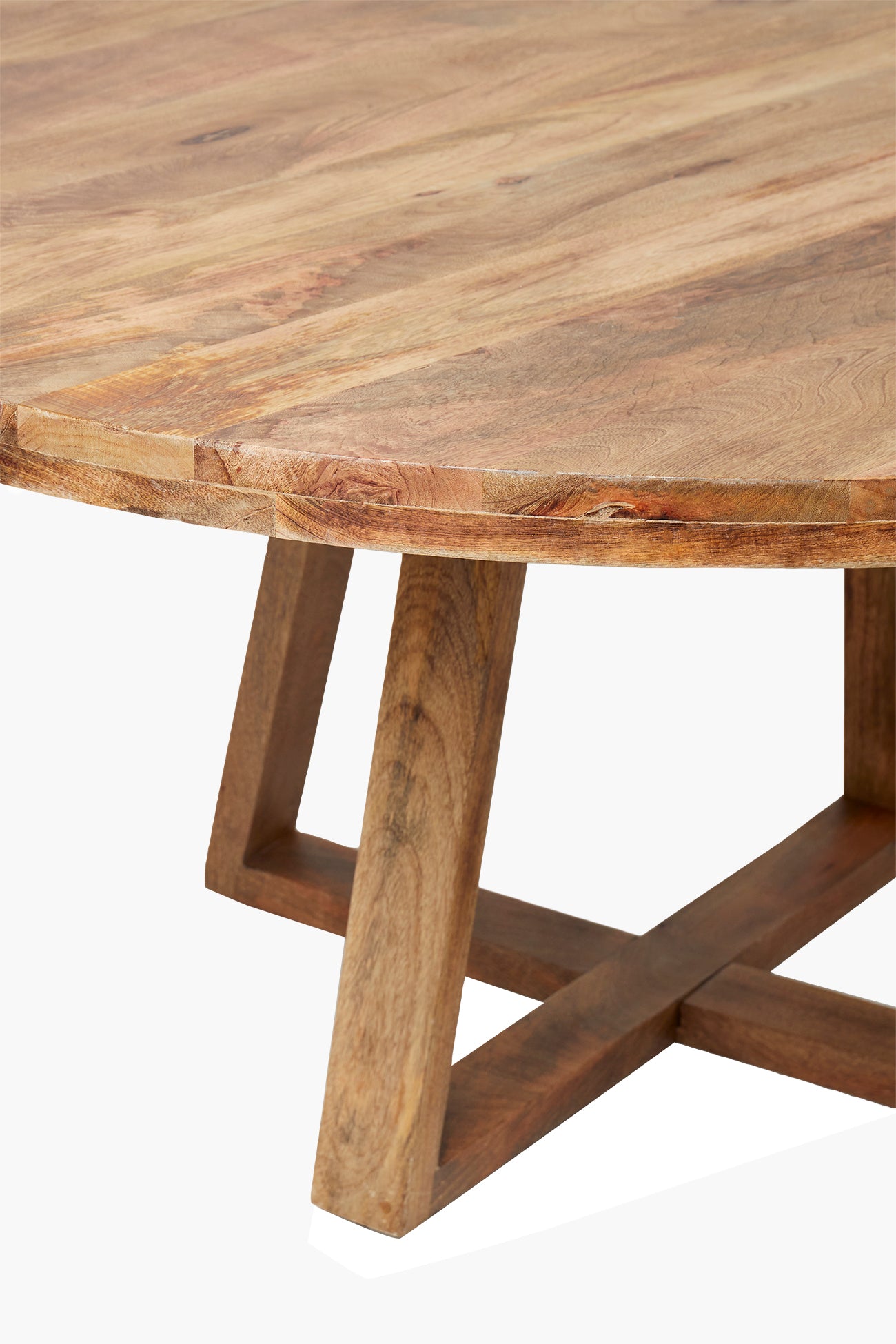 Large Round Wooden Table
