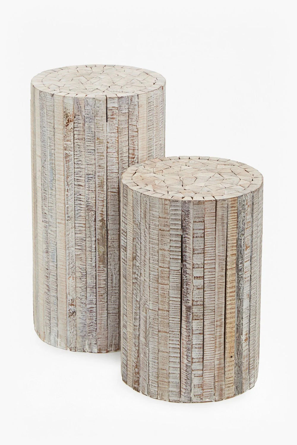 Driftwood stool top